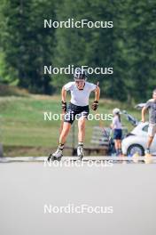 28.08.2024, Bessans, France (FRA): Oceane Michelon (FRA) - Biathlon summer training, Bessans (FRA). www.nordicfocus.com. © Authamayou/NordicFocus. Every downloaded picture is fee-liable.