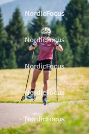 31.07.2024, Lavaze, Italy (ITA): Lisa Osl (AUT) - Biathlon summer training, Lavaze (ITA). www.nordicfocus.com. © Barbieri/NordicFocus. Every downloaded picture is fee-liable.