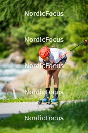 17.07.2024, Martell, Italy (ITA): Lisa Vittozzi (ITA) - Biathlon summer training, Martell (ITA). www.nordicfocus.com. © Barbieri/NordicFocus. Every downloaded picture is fee-liable.