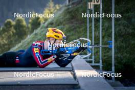 22.10.2024, Lavaze, Italy (ITA): Johannes Thingnes Boe (NOR) - Biathlon summer training, Lavaze (ITA). www.nordicfocus.com. © Vanzetta/NordicFocus. Every downloaded picture is fee-liable.