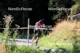 10.09.2024, Lenzerheide, Switzerland (SUI): Sandro Bovisi (SUI) - Biathlon summer training, Lenzerheide (SUI). www.nordicfocus.com. © Manzoni/NordicFocus. Every downloaded picture is fee-liable.