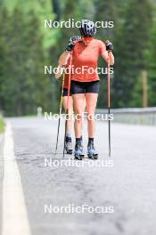 27.06.2024, Juf, Switzerland (SUI): Elisa Gasparin (SUI), Aita Gasparin (SUI), (l-r) - Biathlon summer training, Juf (SUI). www.nordicfocus.com. © Manzoni/NordicFocus. Every downloaded picture is fee-liable.