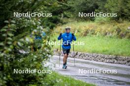 26.08.2024, Martell, Italy (ITA): Elia Zeni (ITA) - Biathlon summer training, Martell (ITA). www.nordicfocus.com. © Vanzetta/NordicFocus. Every downloaded picture is fee-liable.