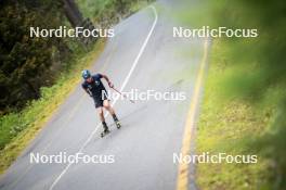 26.08.2024, Martell, Italy (ITA): Lukas Hofer (ITA) - Biathlon summer training, Martell (ITA). www.nordicfocus.com. © Vanzetta/NordicFocus. Every downloaded picture is fee-liable.