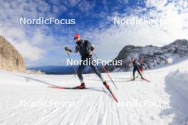 14.10.2024, Ramsau am Dachstein, Austria (AUT): Silvano Demarmels (SUI) - Biathlon summer training, Dachsteinglacier, Ramsau am Dachstein (AUT). www.nordicfocus.com. © Manzoni/NordicFocus. Every downloaded picture is fee-liable.