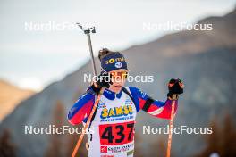 09.11.2024, Bessans, France (FRA): Julia Simon (FRA) - Biathlon summer training, Bessans (FRA). www.nordicfocus.com. © Authamayou/NordicFocus. Every downloaded picture is fee-liable.