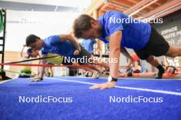 23.07.2024, Premanon, France (FRA): Antonin Guigonnat (FRA) - Biathlon summer training, Premanon (FRA). www.nordicfocus.com. © Manzoni/NordicFocus. Every downloaded picture is fee-liable.