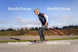 22.10.2024, Lavaze, Italy (ITA): Maren Hjelmeset Kirkeeide (NOR) - Biathlon summer training, Lavaze (ITA). www.nordicfocus.com. © Vanzetta/NordicFocus. Every downloaded picture is fee-liable.