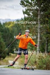 20.09.2024, Font-Romeu, France (FRA): Florent Claude (BEL) - Biathlon summer training, Font-Romeu (FRA). www.nordicfocus.com. © Authamayou/NordicFocus. Every downloaded picture is fee-liable.