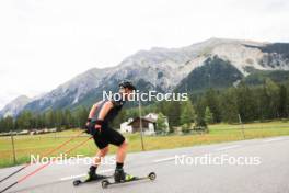 04.09.2024, Lenzerheide, Switzerland (SUI): Johannes Dale-Skjevdal (NOR) - Biathlon summer training, Lenzerheide (SUI). www.nordicfocus.com. © Manzoni/NordicFocus. Every downloaded picture is fee-liable.