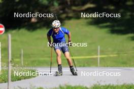 15.07.2024, Lenzerheide, Switzerland (SUI): Vaclav Cervenka (USA) - Biathlon summer training, Lenzerheide (SUI). www.nordicfocus.com. © Manzoni/NordicFocus. Every downloaded picture is fee-liable.