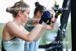 20.05.2024, Lenzerheide, Switzerland (SUI): Elisa Gasparin (SUI) - Biathlon summer training, Lenzerheide (SUI). www.nordicfocus.com. © Manzoni/NordicFocus. Every downloaded picture is fee-liable.