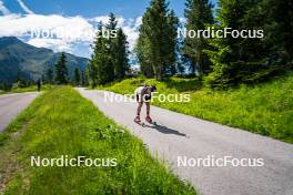 27.06.2024, Lavaze, Italy (ITA): Sturla Holm Laegreid (NOR) - Biathlon summer training, Lavaze (ITA). www.nordicfocus.com. © Barbieri/NordicFocus. Every downloaded picture is fee-liable.