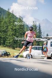 28.08.2024, Bessans, France (FRA): Julia Simon (FRA) - Biathlon summer training, Bessans (FRA). www.nordicfocus.com. © Authamayou/NordicFocus. Every downloaded picture is fee-liable.