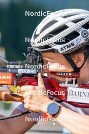 28.08.2024, Bessans, France (FRA): Jeanne Richard (FRA) - Biathlon summer training, Bessans (FRA). www.nordicfocus.com. © Authamayou/NordicFocus. Every downloaded picture is fee-liable.