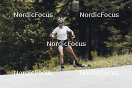 19.05.2024, Forni Avoltri, Italy (ITA): Lisa Vittozzi (ITA) - Biathlon summer training, Forni Avoltri (ITA). www.nordicfocus.com. © Del Fabbro/NordicFocus. Every downloaded picture is fee-liable.