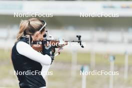 19.05.2024, Forni Avoltri, Italy (ITA): Hannah Auchentaller (ITA) - Biathlon summer training, Forni Avoltri (ITA). www.nordicfocus.com. © Del Fabbro/NordicFocus. Every downloaded picture is fee-liable.