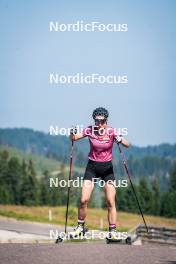 31.07.2024, Lavaze, Italy (ITA): Lara Wagner (AUT) - Biathlon summer training, Lavaze (ITA). www.nordicfocus.com. © Barbieri/NordicFocus. Every downloaded picture is fee-liable.