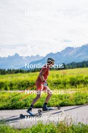 27.06.2024, Lavaze, Italy (ITA): Vetle Sjaastad Christiansen (NOR) - Biathlon summer training, Lavaze (ITA). www.nordicfocus.com. © Barbieri/NordicFocus. Every downloaded picture is fee-liable.