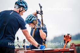 15.06.2024, Lavaze, Italy (ITA): Anna Magnusson (SWE) - Biathlon summer training, Lavaze (ITA). www.nordicfocus.com. © Barbieri/NordicFocus. Every downloaded picture is fee-liable.