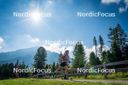 06.08.2024, Lavaze, Italy (ITA): Anna Gandler (AUT), Dunja Zdouc (AUT), (l-r)  - Biathlon summer training, Lavaze (ITA). www.nordicfocus.com. © Barbieri/NordicFocus. Every downloaded picture is fee-liable.