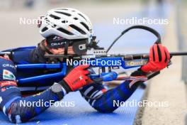 16.09.2024, Lenzerheide, Switzerland (SUI): Fabien Claude (FRA) - Biathlon summer training, Lenzerheide (SUI). www.nordicfocus.com. © Manzoni/NordicFocus. Every downloaded picture is fee-liable.