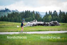 15.06.2024, Lavaze, Italy (ITA): Anna Magnusson (SWE) - Biathlon summer training, Lavaze (ITA). www.nordicfocus.com. © Barbieri/NordicFocus. Every downloaded picture is fee-liable.