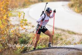 11.10.2024, Ramsau am Dachstein, Austria (AUT): Maria Remenova (SVK) - Biathlon summer training, Dachsteinglacier, Ramsau am Dachstein (AUT). www.nordicfocus.com. © Manzoni/NordicFocus. Every downloaded picture is fee-liable.