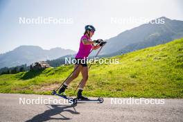 31.07.2024, Lavaze, Italy (ITA): Dunja Zdouc (AUT) - Biathlon summer training, Lavaze (ITA). www.nordicfocus.com. © Barbieri/NordicFocus. Every downloaded picture is fee-liable.