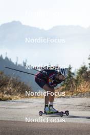 21.10.2024, Lavaze, Italy (ITA): Ida Lien (NOR) - Biathlon summer training, Lavaze (ITA). www.nordicfocus.com. © Vanzetta/NordicFocus. Every downloaded picture is fee-liable.