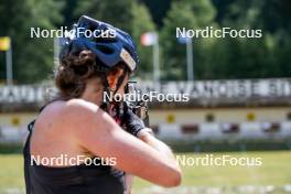 28.08.2024, Bessans, France (FRA): Lou Jeanmonnot (FRA) - Biathlon summer training, Bessans (FRA). www.nordicfocus.com. © Authamayou/NordicFocus. Every downloaded picture is fee-liable.