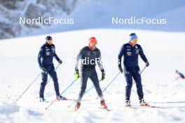 14.10.2024, Ramsau am Dachstein, Austria (AUT): Daniel Hackhofer (ITA), coach Team Switzerland - Biathlon summer training, Dachsteinglacier, Ramsau am Dachstein (AUT). www.nordicfocus.com. © Manzoni/NordicFocus. Every downloaded picture is fee-liable.