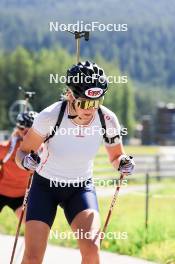 06.08.2024, Lenzerheide, Switzerland (SUI): Lisa Theresa Hauser (AUT) - Biathlon summer training, Lenzerheide (SUI). www.nordicfocus.com. © Manzoni/NordicFocus. Every downloaded picture is fee-liable.