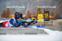 07.11.2024, Bessans, France (FRA): Anaelle Bondoux (FRA) - Biathlon summer training, Bessans (FRA). www.nordicfocus.com. © Authamayou/NordicFocus. Every downloaded picture is fee-liable.