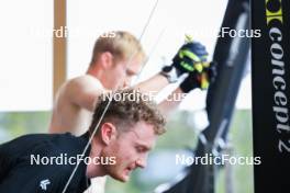 20.05.2024, Lenzerheide, Switzerland (SUI): Sebastian Stalder (SUI) - Biathlon summer training, Lenzerheide (SUI). www.nordicfocus.com. © Manzoni/NordicFocus. Every downloaded picture is fee-liable.