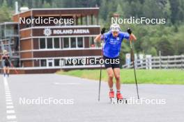 04.09.2024, Lenzerheide, Switzerland (SUI): Sturla Holm Laegreid (NOR) - Biathlon summer training, Lenzerheide (SUI). www.nordicfocus.com. © Manzoni/NordicFocus. Every downloaded picture is fee-liable.