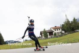 16.09.2024, Lenzerheide, Switzerland (SUI): Chloe Chevalier (FRA) - Biathlon summer training, Lenzerheide (SUI). www.nordicfocus.com. © Manzoni/NordicFocus. Every downloaded picture is fee-liable.