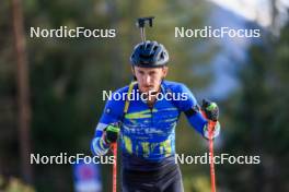 12.10.2024, Ramsau am Dachstein, Austria (AUT): Dmytro Pidruchnyi (UKR) - Biathlon summer training, Ramsau am Dachstein (AUT). www.nordicfocus.com. © Manzoni/NordicFocus. Every downloaded picture is fee-liable.