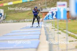 16.09.2024, Lenzerheide, Switzerland (SUI): Lou Jeanmonnot (FRA) - Biathlon summer training, Lenzerheide (SUI). www.nordicfocus.com. © Manzoni/NordicFocus. Every downloaded picture is fee-liable.