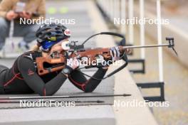 13.10.2024, Ramsau am Dachstein, Austria (AUT): Lisa Theresa Hauser (AUT) - Biathlon summer training, Ramsau am Dachstein (AUT). www.nordicfocus.com. © Manzoni/NordicFocus. Every downloaded picture is fee-liable.