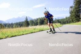 15.07.2024, Lenzerheide, Switzerland (SUI): Vaclav Cervenka (USA) - Biathlon summer training, Lenzerheide (SUI). www.nordicfocus.com. © Manzoni/NordicFocus. Every downloaded picture is fee-liable.