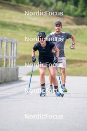 28.08.2024, Bessans, France (FRA): Sophie Chauveau (FRA) - Biathlon summer training, Bessans (FRA). www.nordicfocus.com. © Authamayou/NordicFocus. Every downloaded picture is fee-liable.