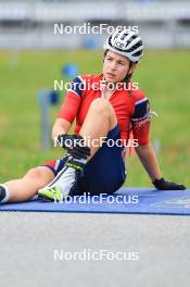 04.09.2024, Lenzerheide, Switzerland (SUI): Ida Lien (NOR) - Biathlon summer training, Lenzerheide (SUI). www.nordicfocus.com. © Manzoni/NordicFocus. Every downloaded picture is fee-liable.