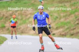 05.09.2024, Lenzerheide, Switzerland (SUI): Sturla Holm Laegreid (NOR) - Biathlon summer training, Lenzerheide (SUI). www.nordicfocus.com. © Manzoni/NordicFocus. Every downloaded picture is fee-liable.