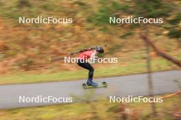 13.10.2024, Ramsau am Dachstein, Austria (AUT): Gion Stalder (SUI) - Biathlon summer training, Ramsau am Dachstein (AUT). www.nordicfocus.com. © Manzoni/NordicFocus. Every downloaded picture is fee-liable.