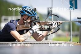 26.08.2024, Martell, Italy (ITA): Lukas Hofer (ITA) - Biathlon summer training, Martell (ITA). www.nordicfocus.com. © Vanzetta/NordicFocus. Every downloaded picture is fee-liable.