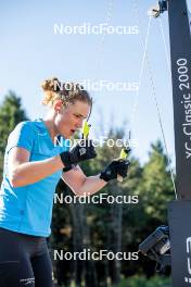 05.09.2024, Font-Romeu, France (FRA): Hanna Oeberg (SWE) - Biathlon summer training, Font-Romeu (FRA). www.nordicfocus.com. © Authamayou/NordicFocus. Every downloaded picture is fee-liable.