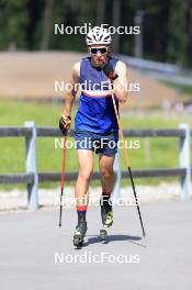 15.07.2024, Lenzerheide, Switzerland (SUI): Bjorn Westervelt (USA) - Biathlon summer training, Lenzerheide (SUI). www.nordicfocus.com. © Manzoni/NordicFocus. Every downloaded picture is fee-liable.