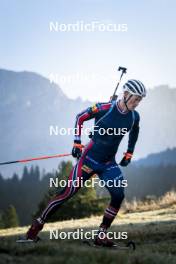 22.10.2024, Lavaze, Italy (ITA): Endre Stroemsheim (NOR) - Biathlon summer training, Lavaze (ITA). www.nordicfocus.com. © Vanzetta/NordicFocus. Every downloaded picture is fee-liable.