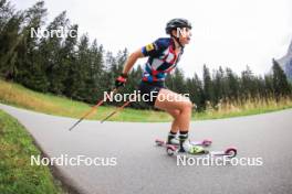 04.09.2024, Lenzerheide, Switzerland (SUI): Marthe Krakstad Johansen (NOR) - Biathlon summer training, Lenzerheide (SUI). www.nordicfocus.com. © Manzoni/NordicFocus. Every downloaded picture is fee-liable.